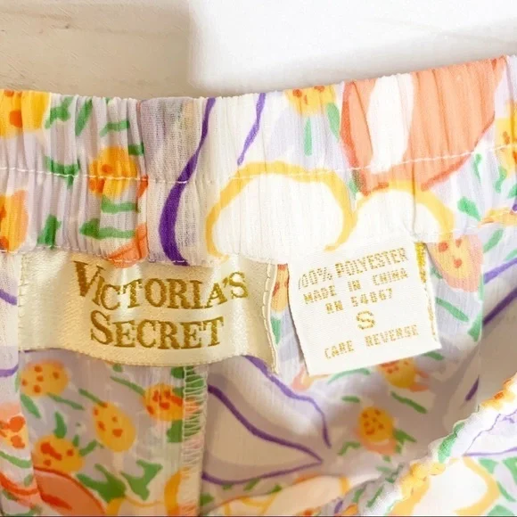 Vintage Gold Label VS Floral Lounge Beach Pants - Picture 4 of 5